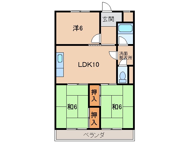 ロイヤルハイツ吉田の物件間取画像