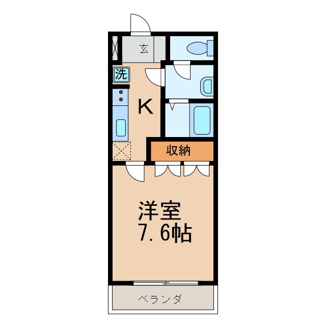 コンフォルトの物件間取画像