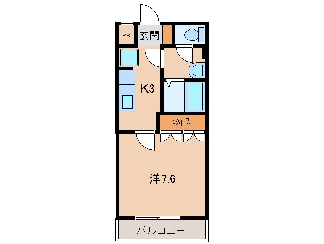 コンフォルトの物件間取画像