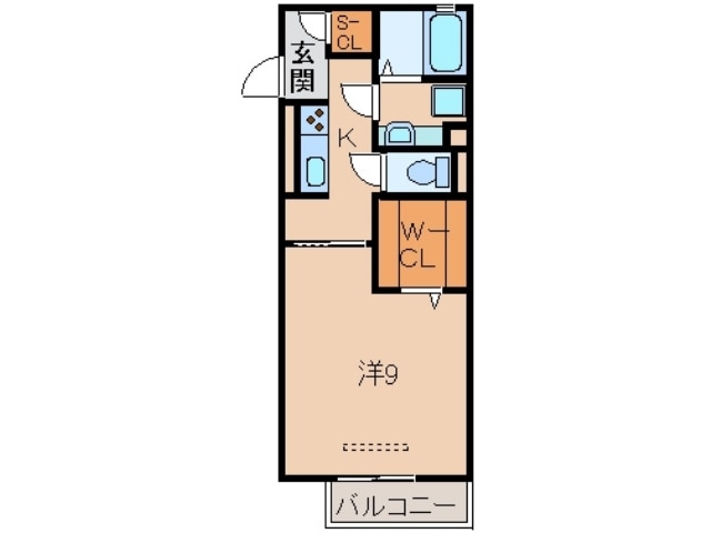 D-room東高松Ⅱの物件間取画像