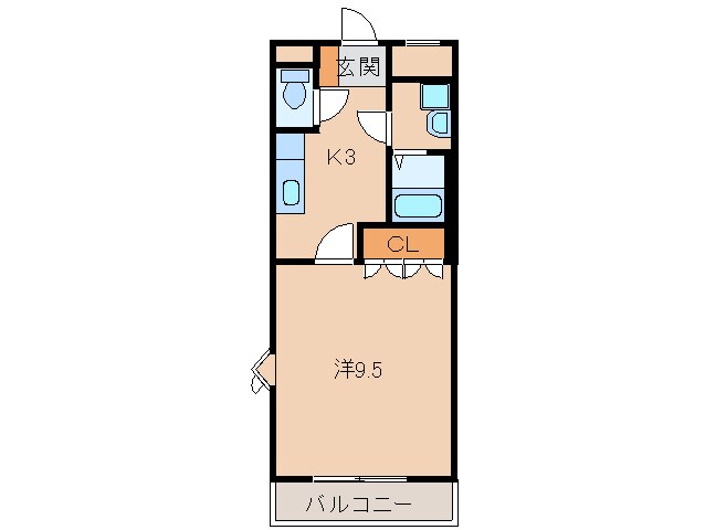 グランチェスタⅠの物件間取画像