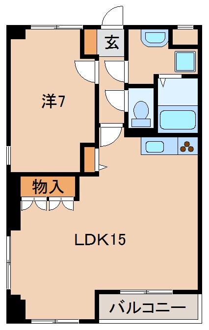 カサ・デ西かのだの物件間取画像