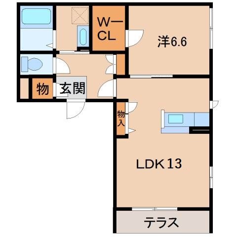 べレオ太田の物件間取画像