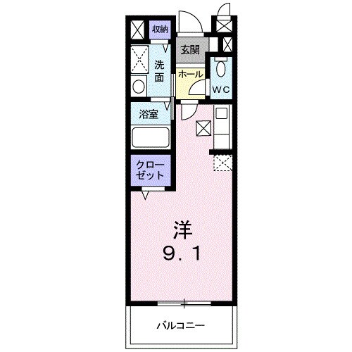 紀ノ川駅 徒歩22分 1階の物件間取画像