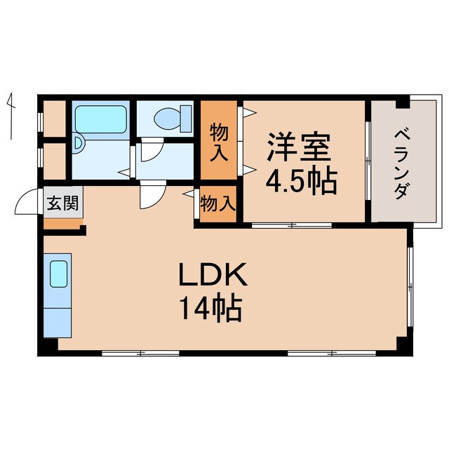 パストラルハイツＭの物件間取画像