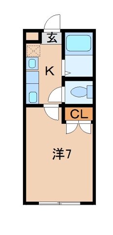 パープルハイツの物件間取画像