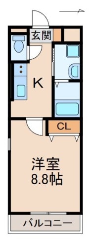 フルハウス黒田Ⅱの物件間取画像