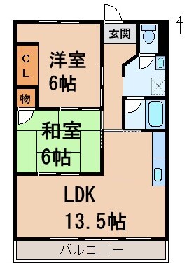 第２松浦マンションの物件間取画像