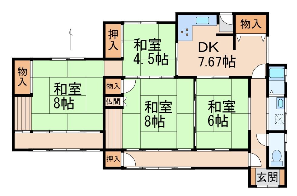 一戸建16202の物件間取画像