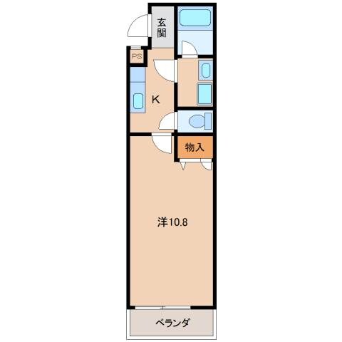 日前宮駅 徒歩13分 2階の物件間取画像