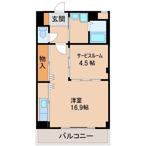 竈山駅 徒歩10分 2階の物件間取画像