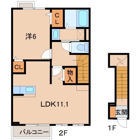 ＣＡＳＡ本町の物件間取画像