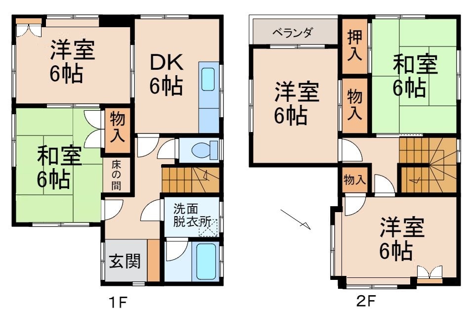 一戸建１４４６１の物件間取画像