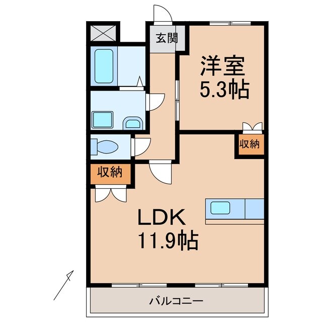 グランチェスタⅡの物件間取画像