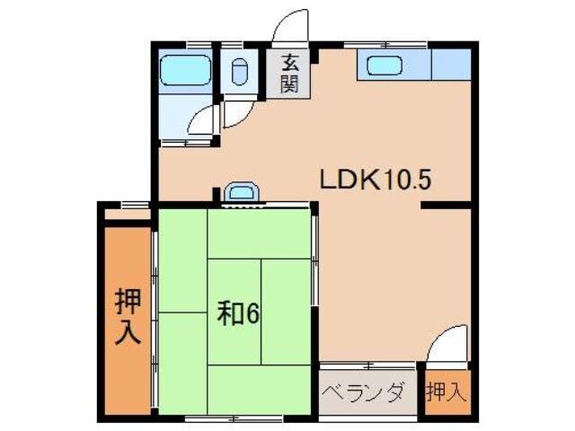 プレゼンス紀伊2の物件間取画像