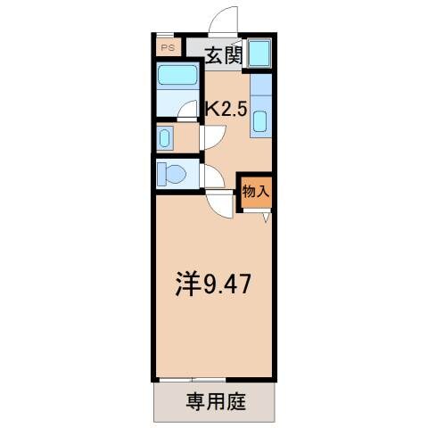 和歌山駅 徒歩18分 1階の物件間取画像