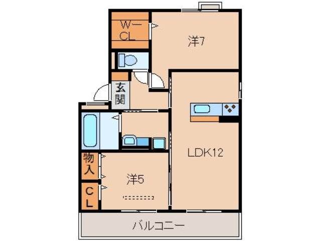 D-room吹屋町Ａ棟の物件間取画像