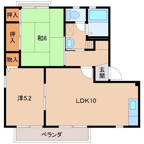 ヴィレッジせせらぎの物件間取画像