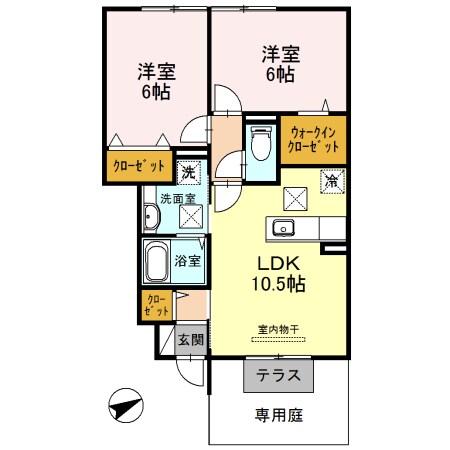 カーサＭの物件間取画像