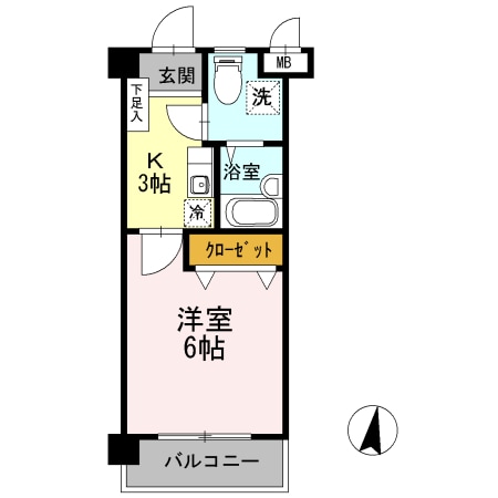 宮前駅 徒歩3分 2階の物件間取画像