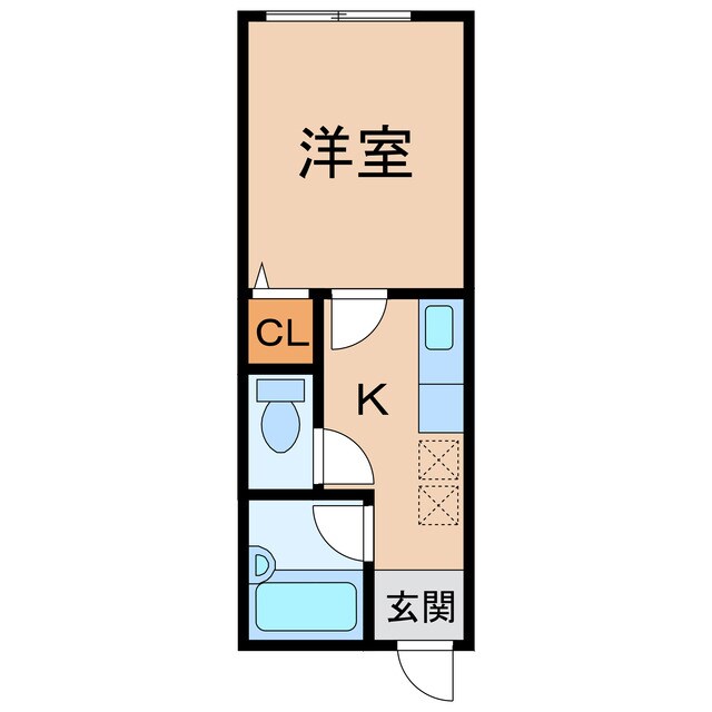 TJ松島Cの物件間取画像