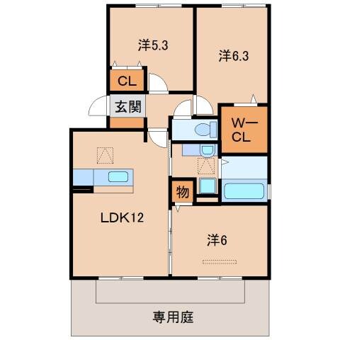 和歌山駅 バス11分  南中島下車：停歩6分 1階の物件間取画像