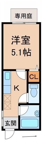 TJ松島Bの物件間取画像