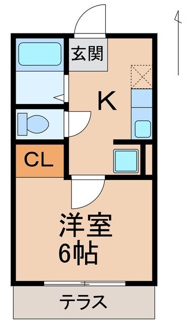 エクストリーム新在家の物件間取画像