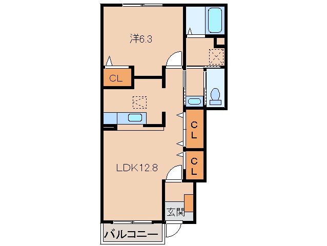 アスターラビスタⅢの物件間取画像