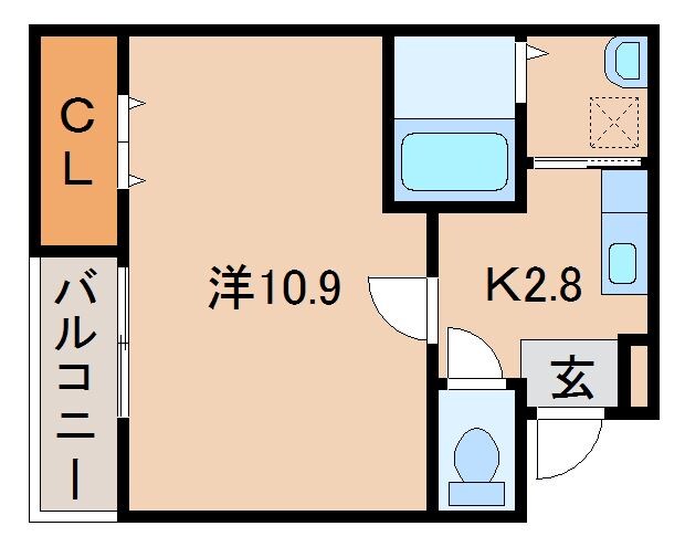 和歌山駅 徒歩10分 2階の物件間取画像