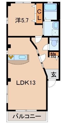 セゾン・ド・メールの物件間取画像