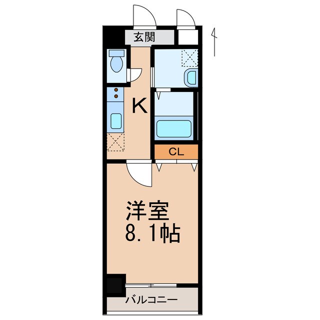 シャルマンフジ和歌山駅前の物件間取画像