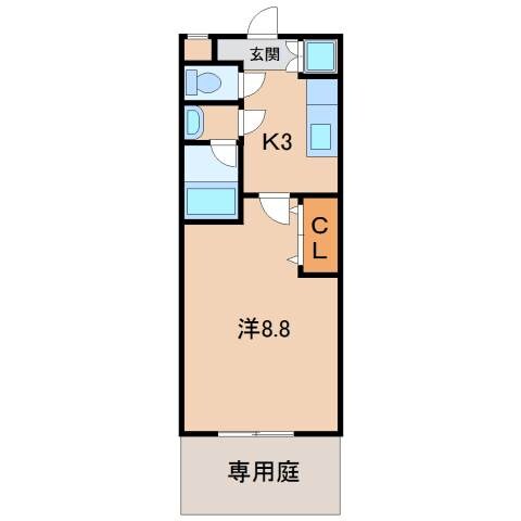 和歌山駅 徒歩4分 1階の物件間取画像