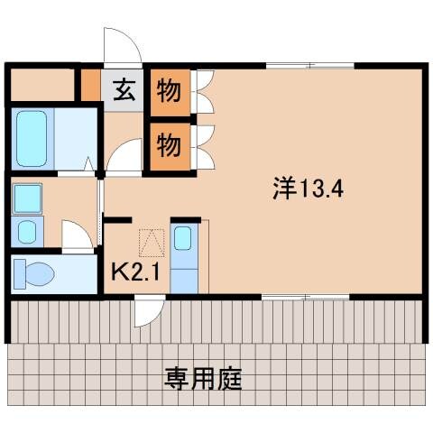 和歌山駅 バス21分  中通り下車：停歩3分 1階の物件間取画像