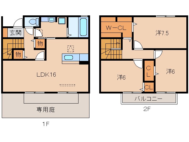 ブリオーソ東高松の物件間取画像