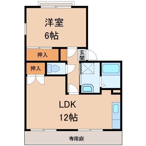 タウニィ東山の物件間取画像