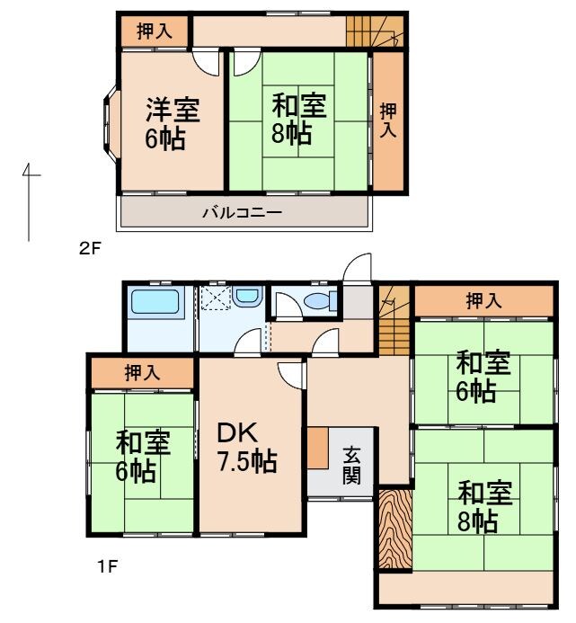 一戸建16230の物件間取画像