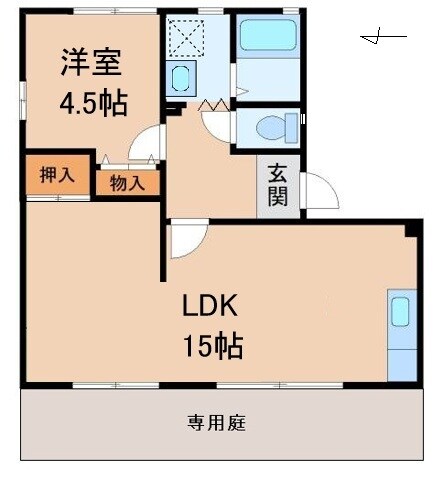メゾングレースの物件間取画像