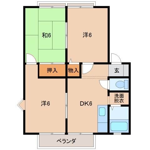 コンフォート土屋の物件間取画像