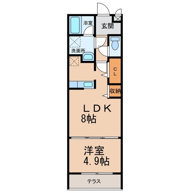 ロックブリッジの物件間取画像