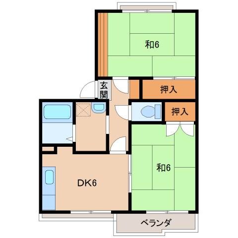 タウニィ東山の物件間取画像