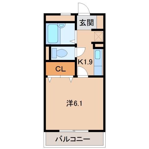 アヴェニールＮＩＳHＩＫＩの物件間取画像