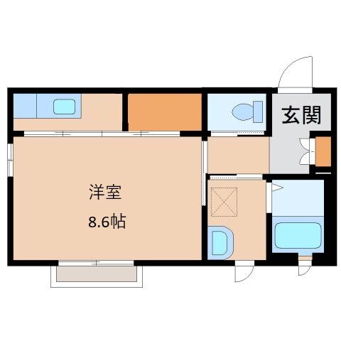 和歌山駅 徒歩3分 2階の物件間取画像