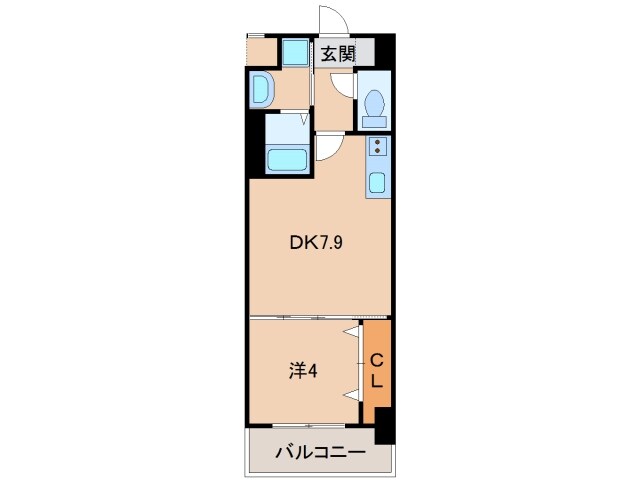 シャルマンフジ和歌山駅前の物件間取画像