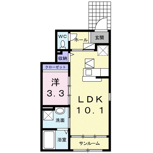 ヴィクトワールＡの物件間取画像