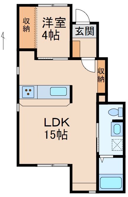 カーサ ビアンコの物件間取画像