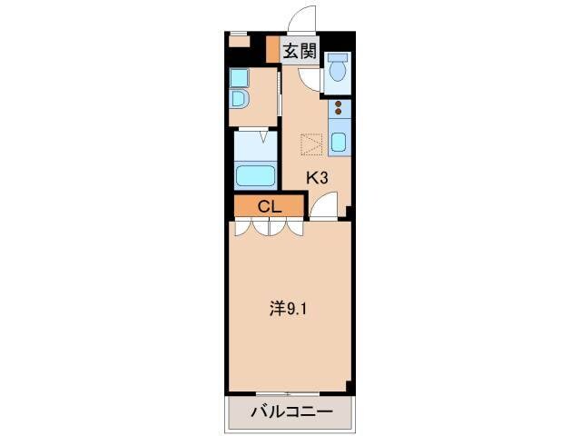 彩城Ａの物件間取画像