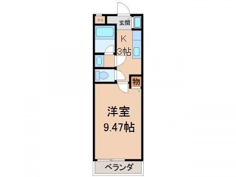 アビテ秋月南の物件間取画像