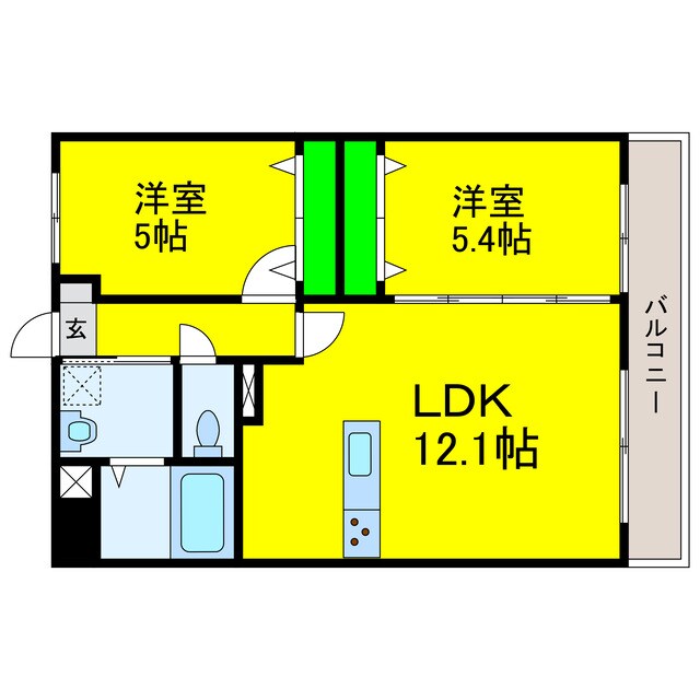 GARIREO　CITY　TERRACEの物件間取画像
