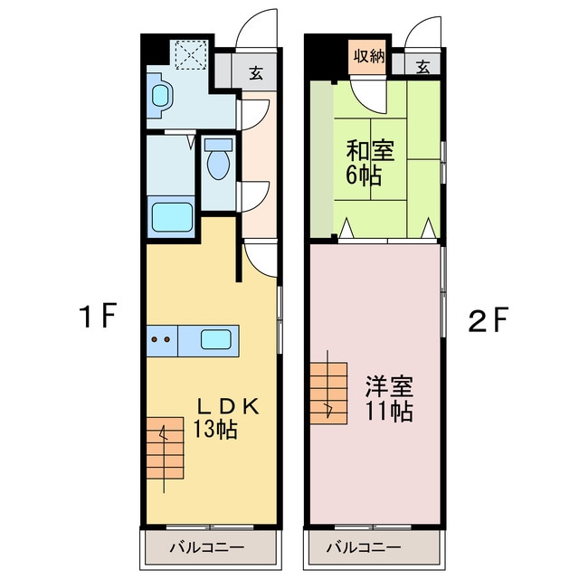 パークヒルズ道後の物件間取画像